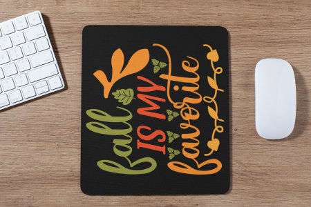 Fall Is My Favorite - Halloween Theme Mousepad