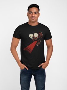 Illustration Graphic tees Black- printed T-shirts - Men's stylish clothing - Cool tees for boys