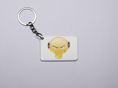 I Am Watching You Emoji- Emoji Printed Keychains For Emoji Lovers(Pack Of 2)