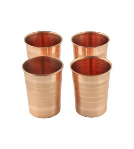 Pure copper stripped glass - decoration purpose, home and decore beautiful handmde object.