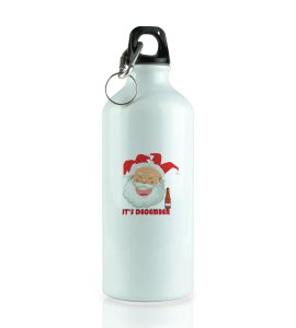 Drunk Santa: Funniest Designed Sipper Bottle by (brand) Best Gift For Secret Santa