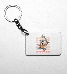 No More Rage, New Year Printed Key-Chain