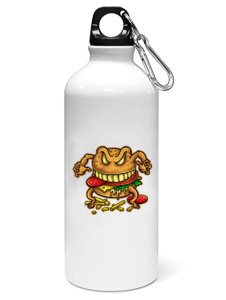 Scary burger- Sipper bottle of illustration designs