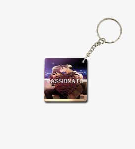 Midnight Romance Art Style Printed Keychain Pack of 2