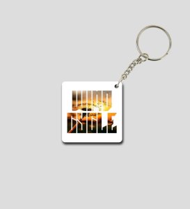 Wind Ride Dandelion Breeze Printed Keychain Pack of 2