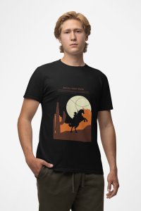 Riding High: High Hill Horse Heaven Graphic Printed Black T-Shirt